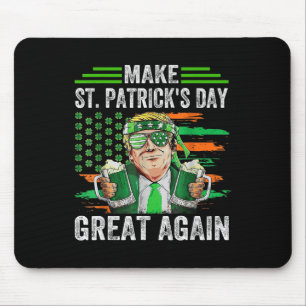 Tapis De Souris Rendre la grandeur du Jour de la Saint Patrick à T