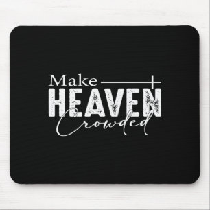 Tapis De Souris Rendre le ciel bondé Foi chrétienne Bible Ciel C