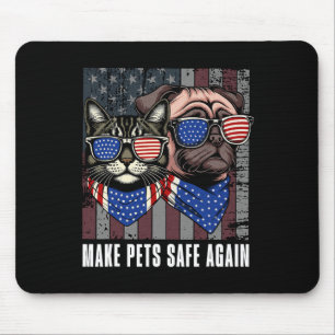 Tapis De Souris Rendre Les Animaux Sécurisés Trump Harris Débat Ma