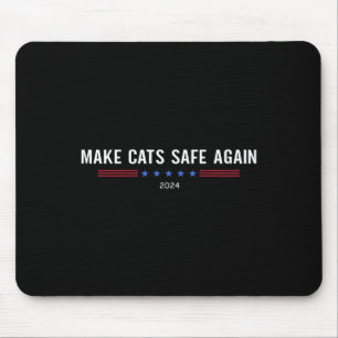 Tapis De Souris Rendre les chats sains et saufs Trump Harris Debat