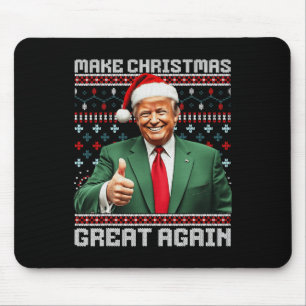 Tapis De Souris Rendre Noël grand à nouveau Noël Noël amusant Trum