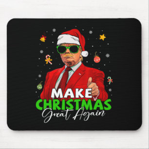 Tapis De Souris Rendre Noël super à nouveau amusant Père Noël Trum