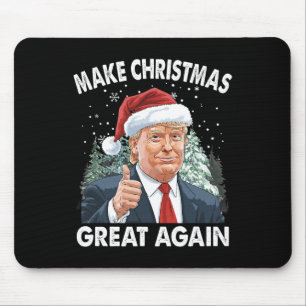 Tapis De Souris Rendre Noël super à nouveau drôle Donald Trump Noë
