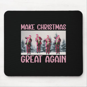 Tapis De Souris Rendre Noël super à nouveau drôle Père Noël Trump