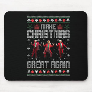 Tapis De Souris Rendre Noël super encore amusant Père Noël Trump D