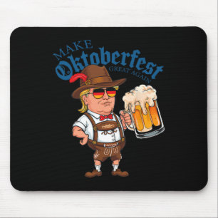 Tapis De Souris Rendre sa beauté drôle Trump Boire de la bière Mug
