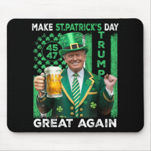 Tapis De Souris Rendre sa grandeur au Jour de la Saint Patrick Tru
