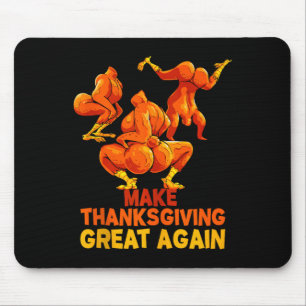 Tapis De Souris Rendre Thanksgiving Grand à nouveau Trump Turquie 