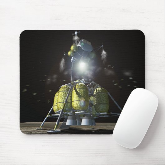 Tapis De Souris Rendu d'artiste d'un nouveau vaisseau spatial à la (Avec souris)