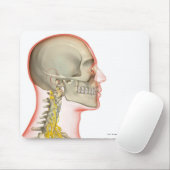 Tapis De Souris Rendu des nerfs du cou (Avec souris)