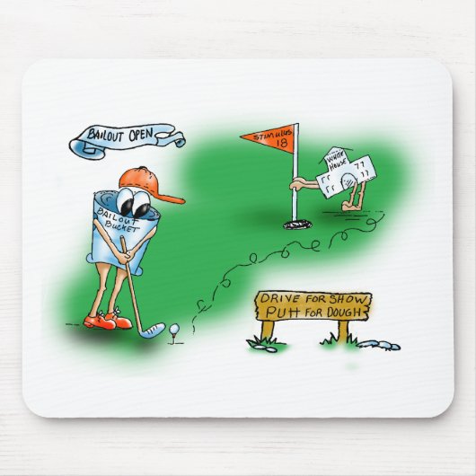 Tapis De Souris Renflouement ouvert - golf (Devant)