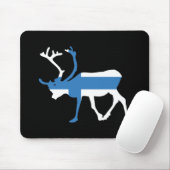 Tapis De Souris Renne Mousepad de la Finlande (Avec souris)