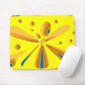 Tapis De Souris repaire jaune de dragons (Avec souris)