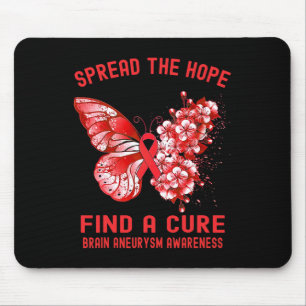 Tapis De Souris Répandre L'Espoir Trouver Un Cerveau Cure Aneurysm