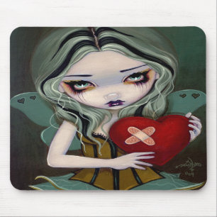 Tapis De Souris Réparant un coeur brisé Mousepad féerique gothi