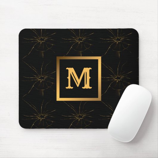 Tapis De Souris Réparation moderne de verre professionnel Monogram (Avec souris)