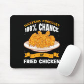 Tapis De Souris Repas de poulet frit enrobé snack enrobage Chic (Avec souris)