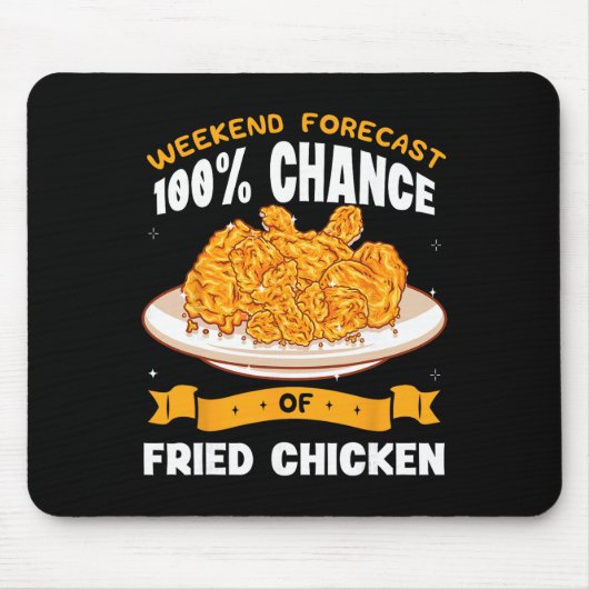 Tapis De Souris Repas de poulet frit enrobé snack enrobage Chic (Devant)