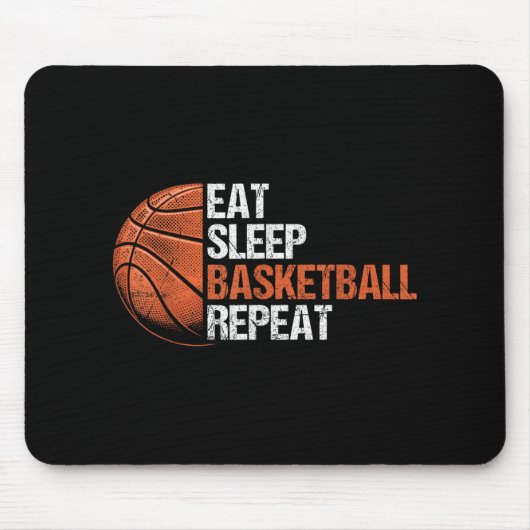 Tapis De Souris Répeat Funny Basketball Playe (Devant)