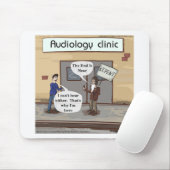 Tapis De Souris Repent for the Audiologist Office Funny (Avec souris)