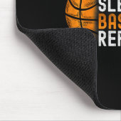 Tapis De Souris Répéter le basketball du sommeil (Coin)