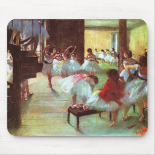 Tapis De Souris Répétition de ballet - Edgar Degas - 1880