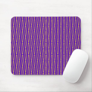 Tapis De Souris Répétition géométrique Mardi Gras