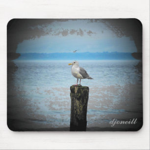 Tapis De Souris Repose du goéland par djoneill