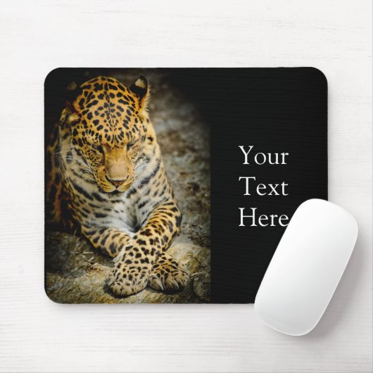 Tapis De Souris Repose Leopard Mousepad (Avec souris)
