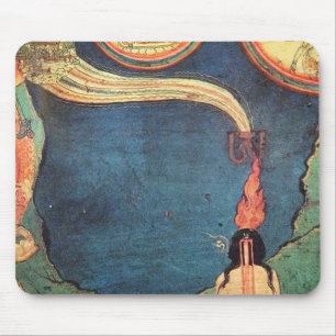 Tapis De Souris Représentation Bouddhiste Tibétaine Du Tummo