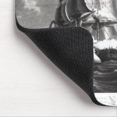 Tapis De Souris Représentation de la frégate des USA, (Coin)