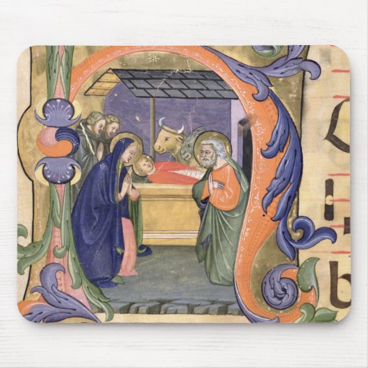 Tapis De Souris Representation de l'initiale "H" de Mme 571 f.6r (Devant)