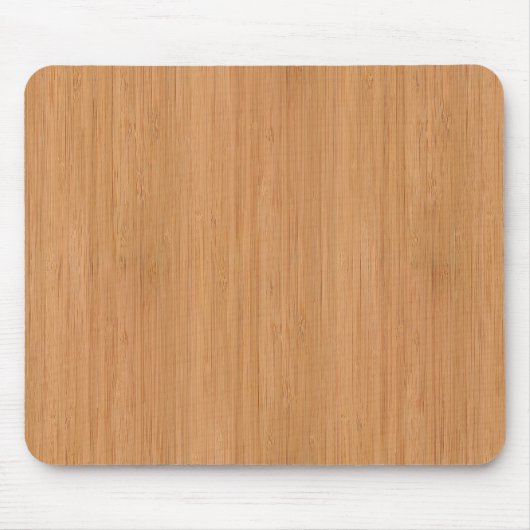 Tapis De Souris Représentation naturelle du grain de bois de bambo (Devant)