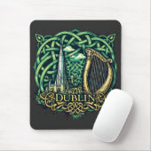 Tapis De Souris République d'Irlande de Dublin (Avec souris)