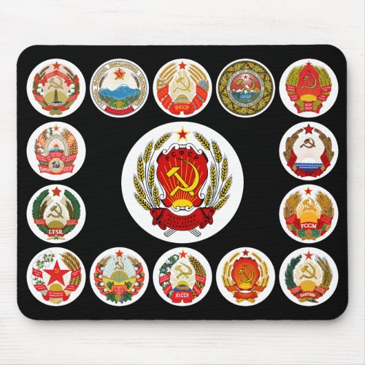 Tapis De Souris Républiques de l'Union soviétique (Devant)