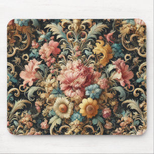 Tapis De Souris Requiem pour Arcana - Design floral gothique
