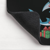 Tapis De Souris requin à marteau Santa Hat Noël Funny Marine (Coin)