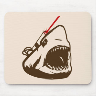 Tapis De Souris Requin avec un Frickin à rayon laser
