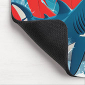 Tapis De Souris Requin dans l'océan (Coin)