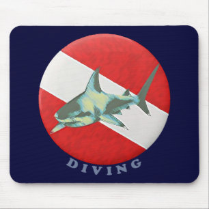 Tapis De Souris requin-drapeau