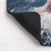 Tapis De Souris Requin surélevé bouche ouverte (Coin)