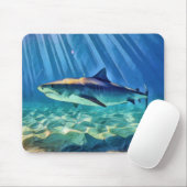 Tapis De Souris Requin tigre (Avec souris)