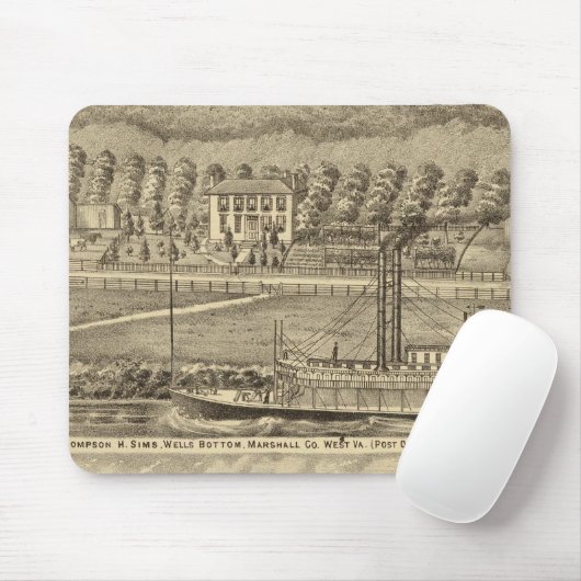 Tapis De Souris Res de feu Thompson H Sims (Avec souris)