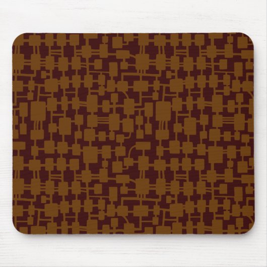 Tapis De Souris Réseau Abstrait - Brown sur Dark Brown 330000 (Devant)