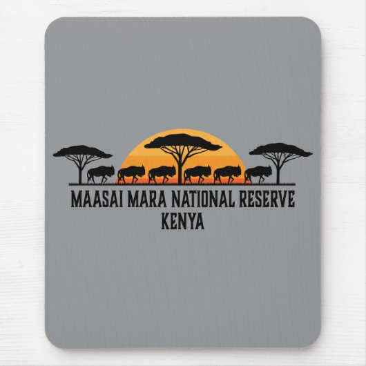 Tapis De Souris Réserve nationale de Massai Mara Kenya (Devant)