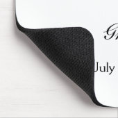 Tapis De Souris Réservez la date (Coin)