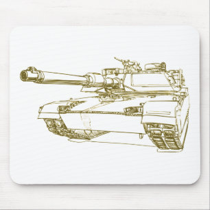 Tapis De Souris Réservoir de M1 Abrams