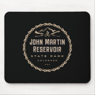 Tapis De Souris Réservoir John Martin State Park Vélo tout terrain