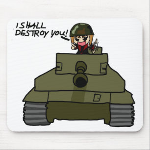 Tapis De Souris Réservoir Mousepad de Chibi
