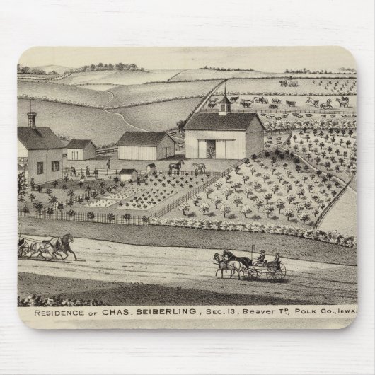 Tapis De Souris Résidence de C Seiberling (Devant)